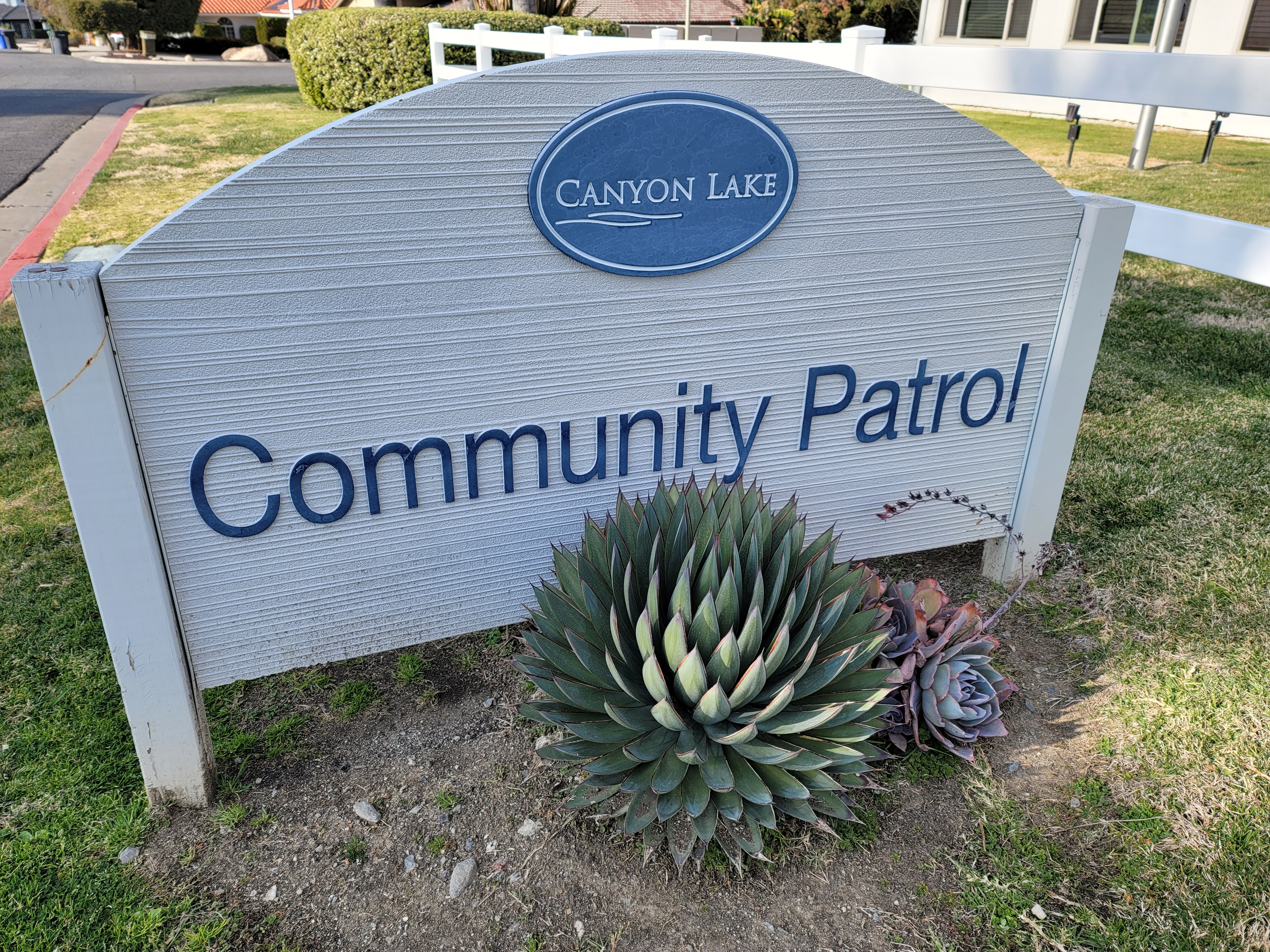 Community Patrol Sign